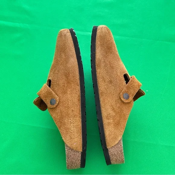 Birkenstock’s Boston soft footbed mink suede clogs Size 43 Men's 10 - Picture 4 of 16